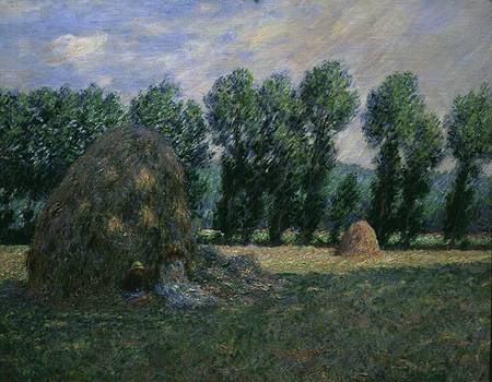 Claude Monet Style on Haystacks Von Claude Monet