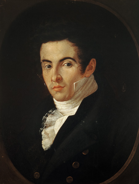 Bild: Giuseppe Cammarano - Portrait of Vincenzo Bellini (1801-35)
