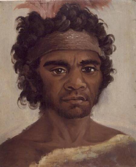 Bild: Lieutenant George Austin Woods - One of the New South Wales aborigines ...