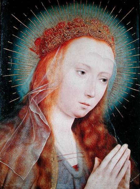 The Virgin at Prayer - Quentin Massys or Metsys als Kunstdruck oder ...