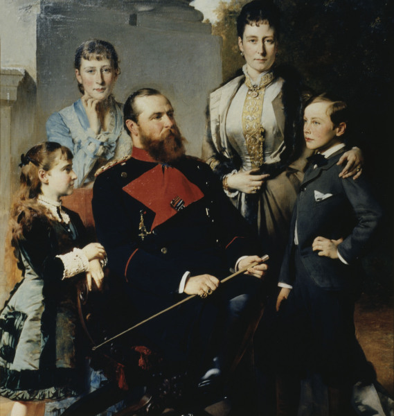 Ludwig IV.v.Hessen und Familie von Angeli