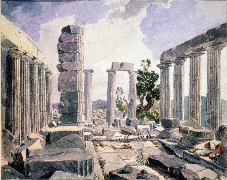 Der Tempel des Apollon Epikurios bei Phigalia von Brüllow