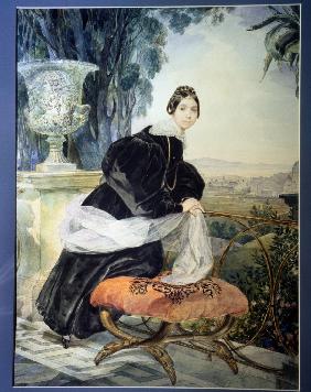 Porträt der Großfürstin Elisabeth Saltykowa (1802-1863)