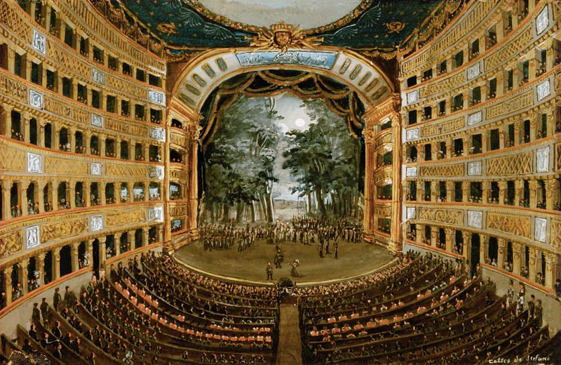 Neapel, Teatro di San Carlo von Cetteo