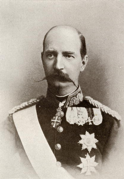 George I, King of Greece, from ''The Year 1912'', published London, 1913 (b/w photo)  von English Photographer