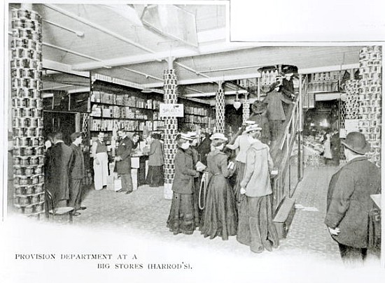 Harrods Provision Department, c.1901 von English Photographer