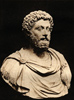 Bust of Marcus Aurelius (121-80 AD) (marble) 