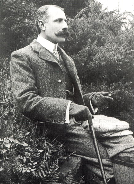 Sir Edward Elgar (1857-1934) (b/w photo)  von English Photographer