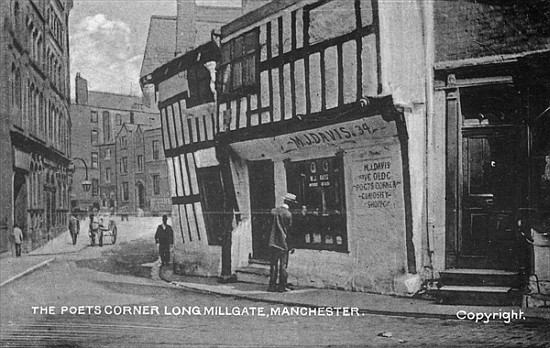 The Poet''s Corner, Long Millgate, Manchester, c.1910 von English Photographer