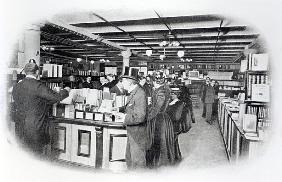 Book Department at an Army and Navy store, c.1900