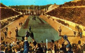 Olympiade Athen 1896 Marathonlauf