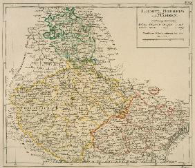 Landkarte von Böhmen, Mähren etc. 1795