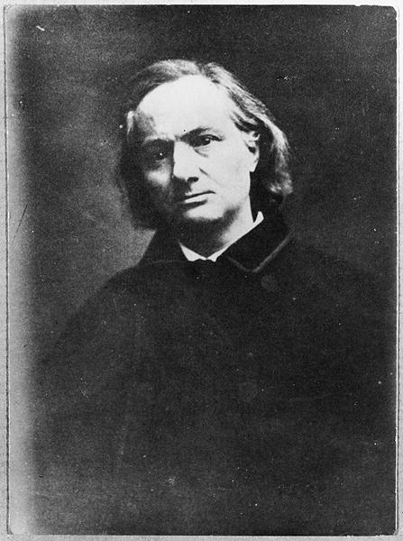 Charles Baudelaire (1821-67) (b/w photo)  von French Photographer