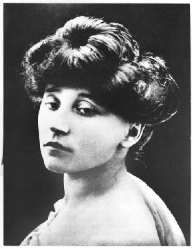 Colette (1873-1954) late 19th century (b/w photo) 