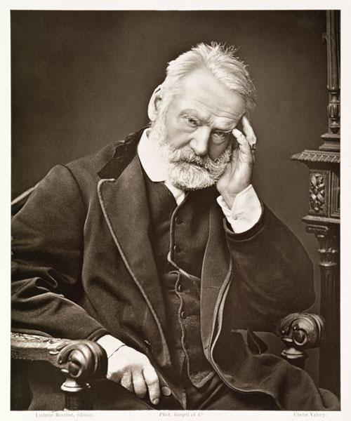 Victor Hugo (1802-85), from ''Galerie Contemporaine'', c.1874-78 (b/w photo)  von French Photographer