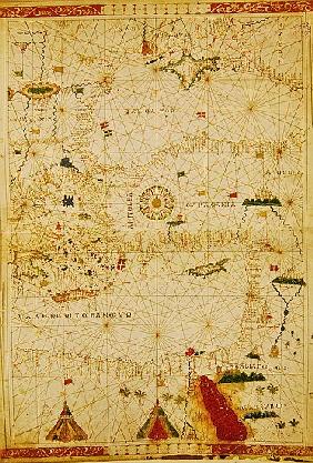 The Eastern Mediterranean, from a nautical atlas, 1520(see also 330914)