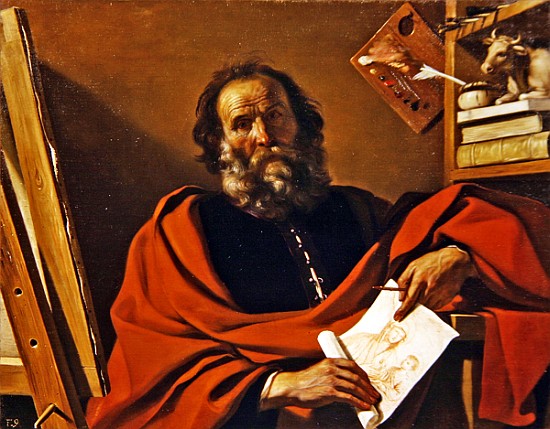 St. Luke von Guercino (Giovanni Francesco Barbieri)