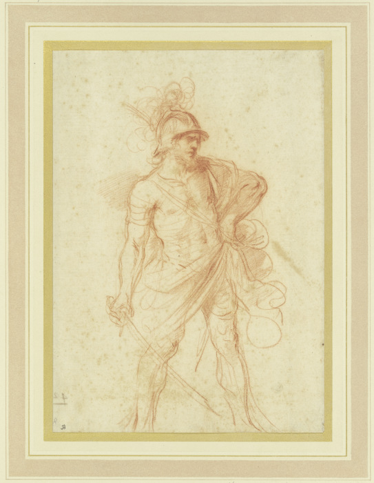 Stehender römischer Krieger von Guercino (Giovanni Francesco Barbieri)