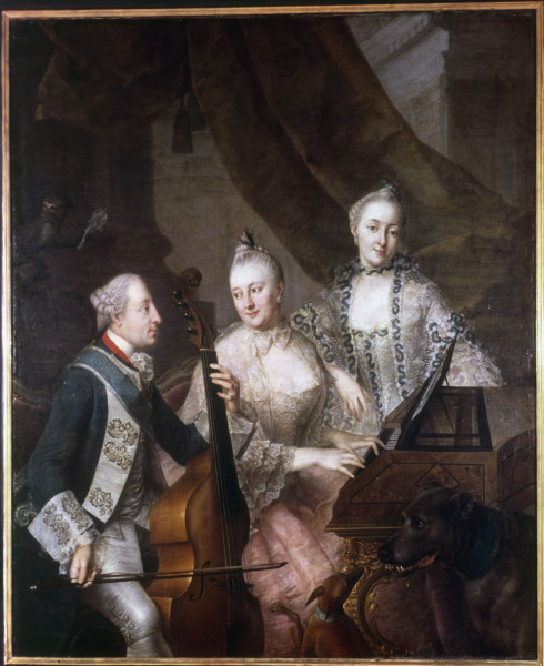 Maximilian III.Joseph, Grooth von Hausmusik
