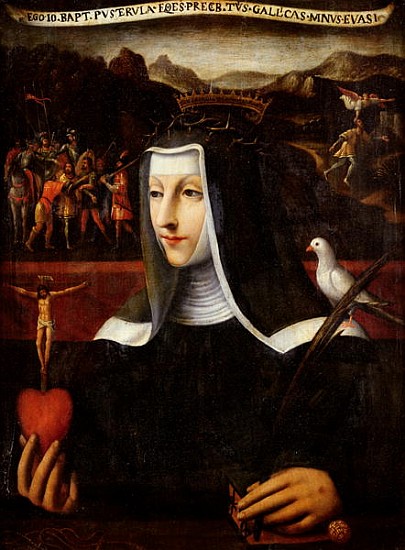 Ex Voto dedicated to St. Catherine of Siena (1347-80) von Italian School