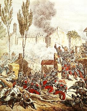 The Piedmontese and The French at the battle of Magenta in 1859