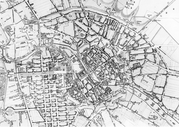 Berlin, Stadtplan 1832 von Magenhöfer
