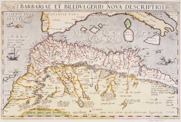 Nordafrika von Ortelius