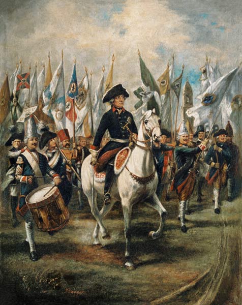 Friedrich II., Potsdam von Regimente