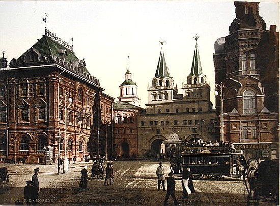 Vintage postcard of Moscow, 1890s von Russian Photographer