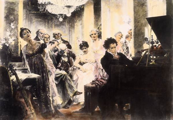 Beethoven spielt bei Lichnowsky von Schmid