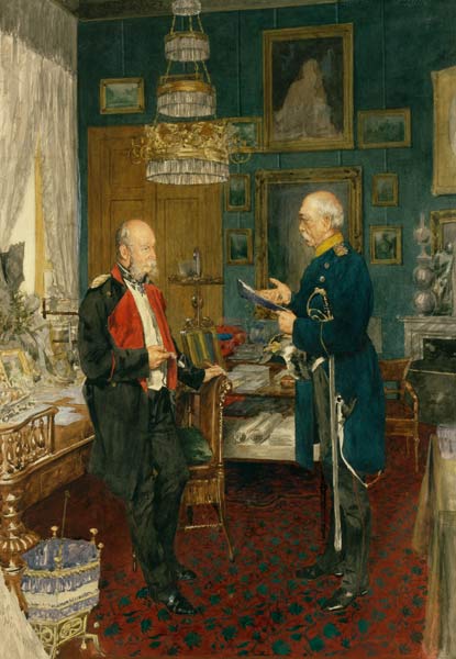 Bismarck bei Wilhelm I von Siemenroth