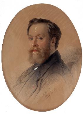 Porträt des Adelsmarschalls W.J. Tulinow 1868