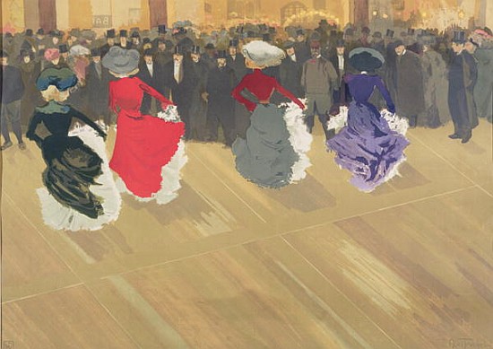Women Dancing the Can-Can von Louis Abel-Truchet