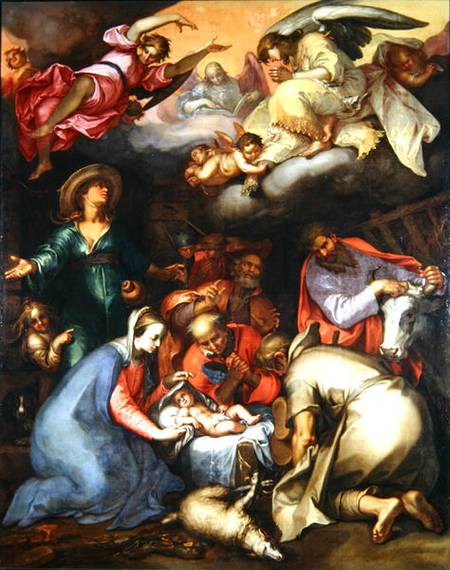 Adoration of the Shepherds von Abraham Bloemaert