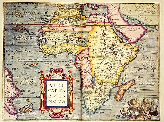 Africae tabvla nova von Abraham Ortelius
