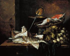 Fischstillleben Um 1650