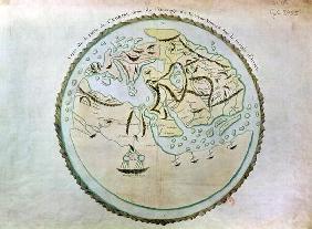 Map of the world, copied by Doctor Vincent for his book on the journey of Arrian (c.95-180) (engravi 1913