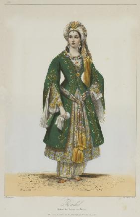 Élisa Rachel als Roxane in Bajazet von Racine 1838