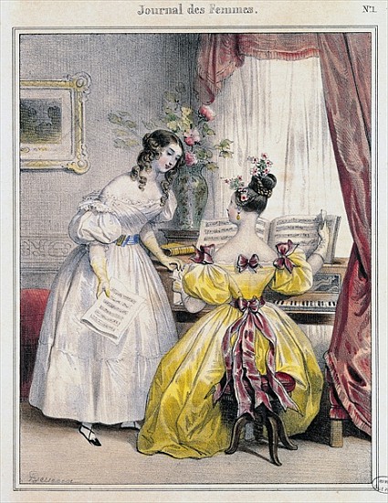 Prelude, from ''Journal des Femmes'', 1830-48 von Achille Deveria