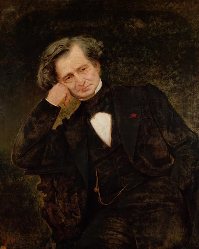 Portrait of Hector Berlioz (1803-69) von Achille Peretti