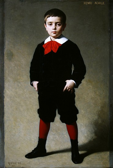 Portrait of Henri Achille, the artist''s son von Achille Zo