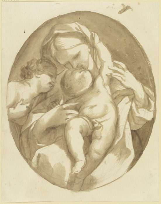 Madonna mit dem Kind und dem Johannesknaben von Adam Friedrich Oeser