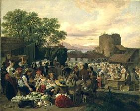 An Italian Market Scene