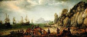 Wild goat hunting on the coast 1620