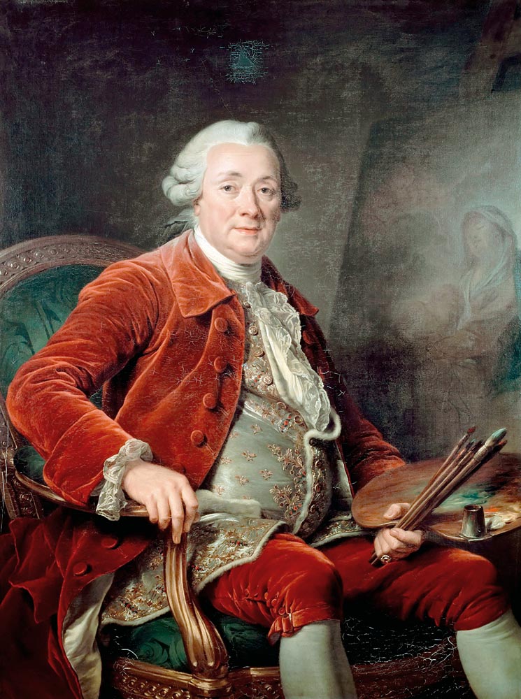 Porträt von Charles-Amédée-Philippe van Loo von Adélaide Labille-Guiard