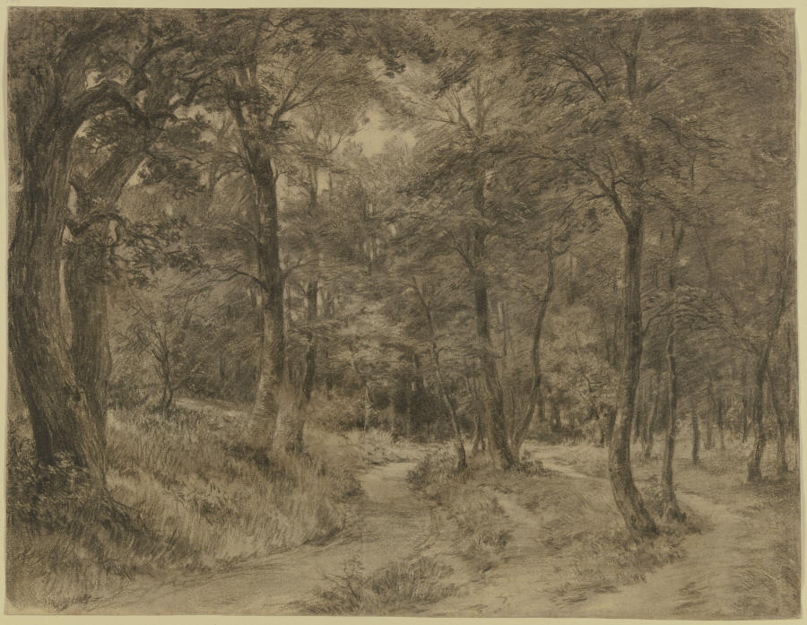 Waldweg von Adolf Hoeffler