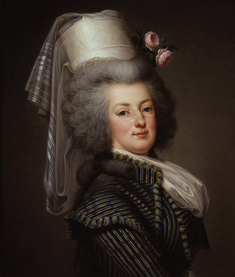 Marie-Antoinette (1755-93) of Habsbourg-Lorraine, Archduchess of Austria, Queen of France and Navarr von Adolf Ulrich Wertmuller