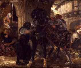 The Knight in the Smithy 1865