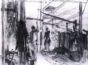 Salle des machines au laminoir 1872