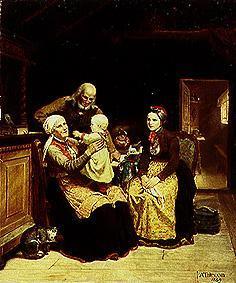 Der Besuch bei den Großeltern 1859